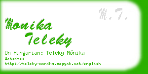 monika teleky business card