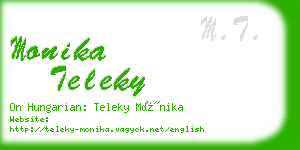 monika teleky business card